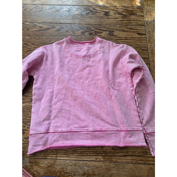 Frank & Eileen - Boyfriend Crew Neck Sweatshirt in Mineral Pink sz Small - Picture 5 of 5
